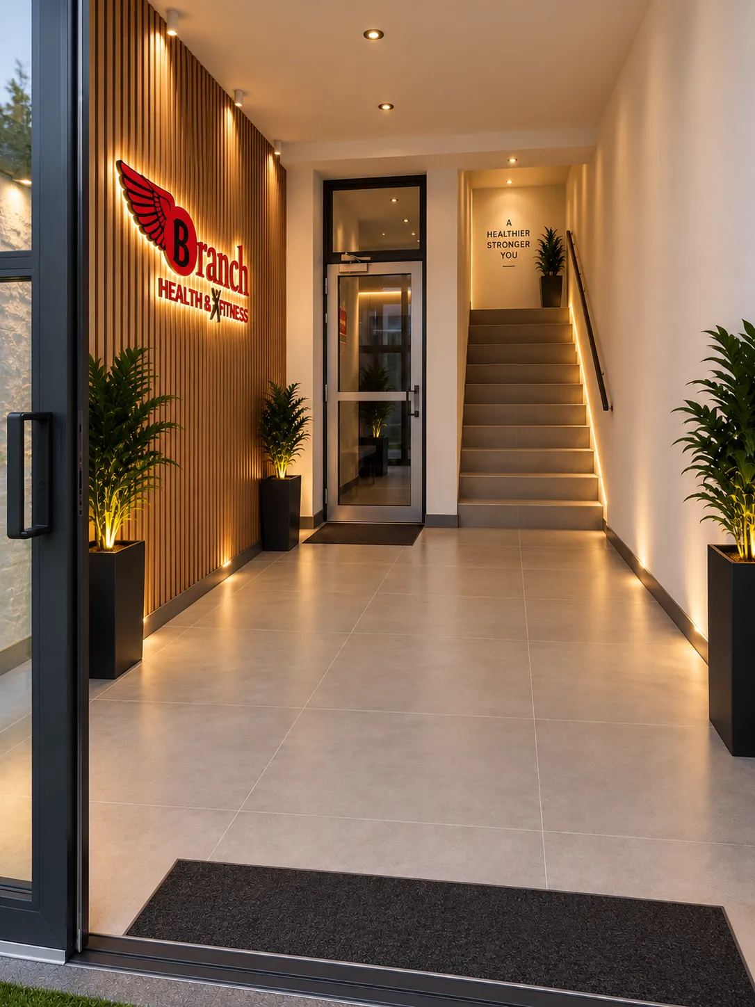 Branch entrance